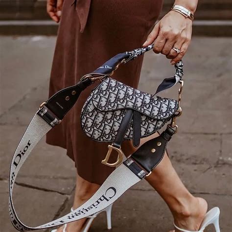 dior metallic saddle bag|Dior saddle bag on model.